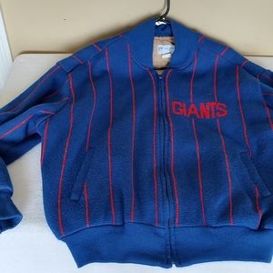 Cliff Engle New York Giants Varsity Zippered Jacket Men's Size Large